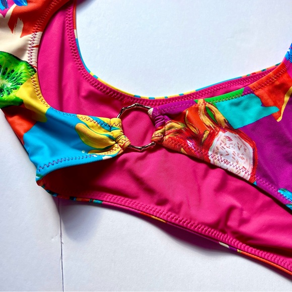 NWT Blackbough Poppy Cut One Piece in Tropical Island Tiki Print Cheeky Fit 🌸 - Picture 8 of 16